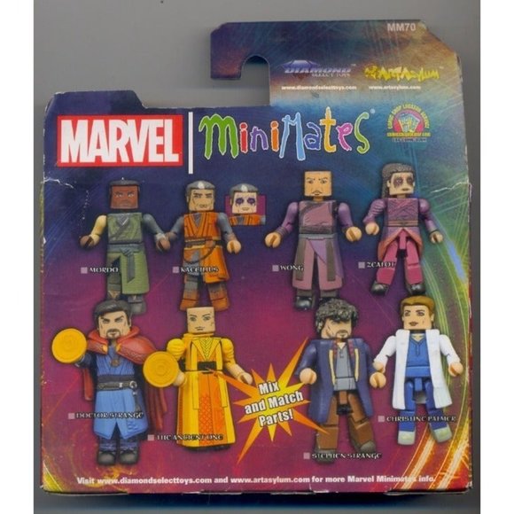 DOCTOR STRANGE MINIMATES CONTENTS NEW IN WORN PACKAGE - Picture 2 of 3